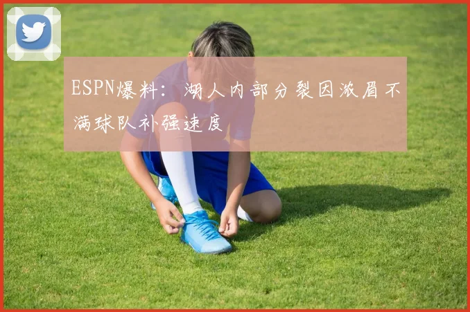 ESPN爆料：湖人内部分裂因浓眉不满球队补强速度
